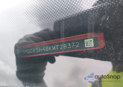 2019 Honda Fit Lx из США, поврежденный, VIN 3HGGK5H46KM728372